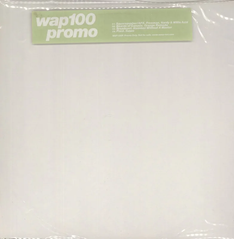 Aphex Twin Freeman, Hardy And Willis Acid - Wap100 - Clear Vinyl UK 12" vinyl