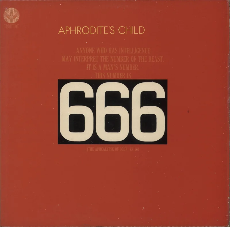 Aphrodite's Child 666 - Spaceship UK 2-LP vinyl set