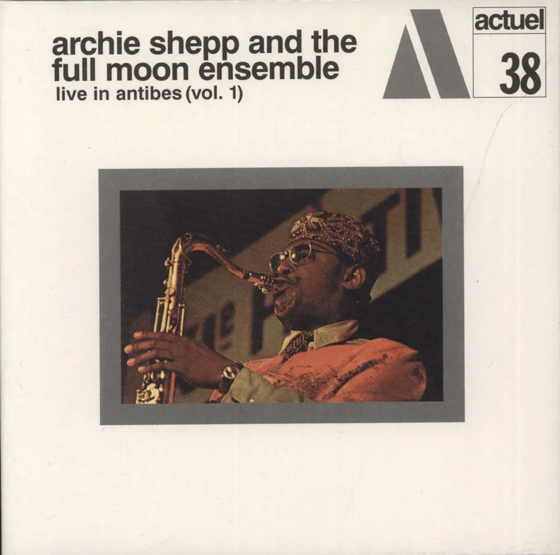 Archie Shepp Live In Antibes UK 2-disc CD/DVD set