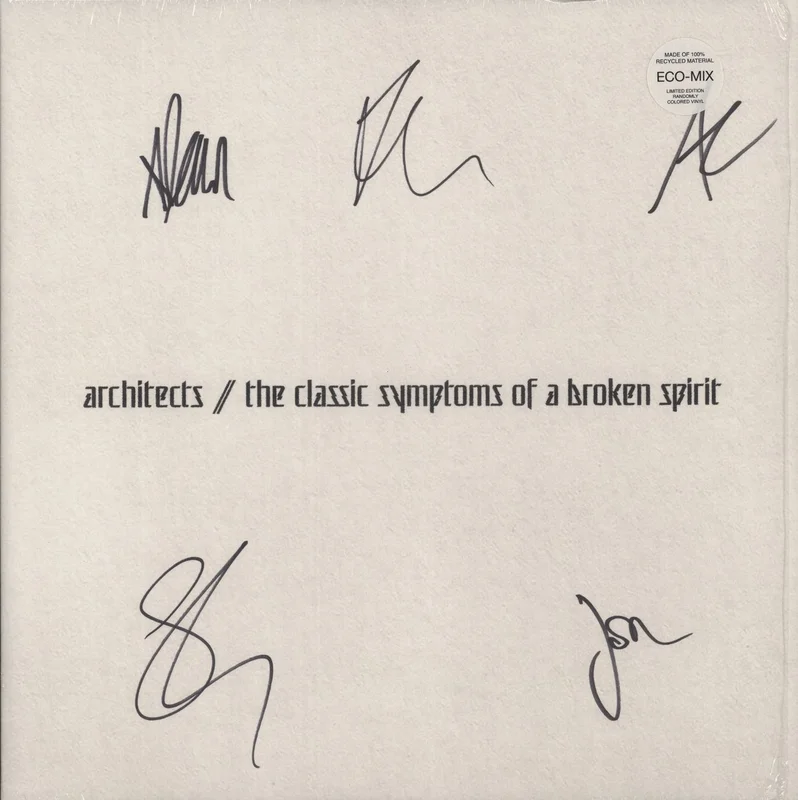 Architects The Classic Symptoms Of A Broken Spirit - Eco Mix Vinyl - Autographed Dutch Vinyl LP
