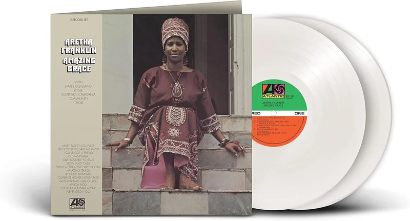 Aretha Franklin Amazing Grace - 50th Anniversary White Vinyl - Sealed US 2-LP vinyl set