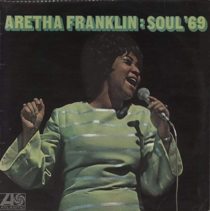 Aretha Franklin Soul '69 - VG UK Vinyl LP