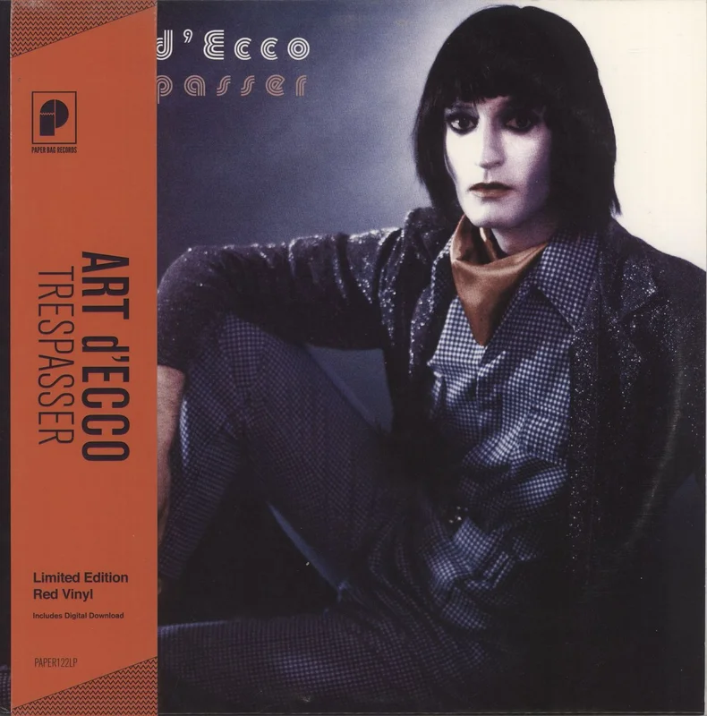Art D'Ecco Trespasser - Red Vinyl Canadian Vinyl LP