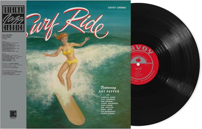 Art Pepper Surf Ride - Original Jazz Classics Series - 180 Gram Black Vinyl - Sealed US Vinyl LP