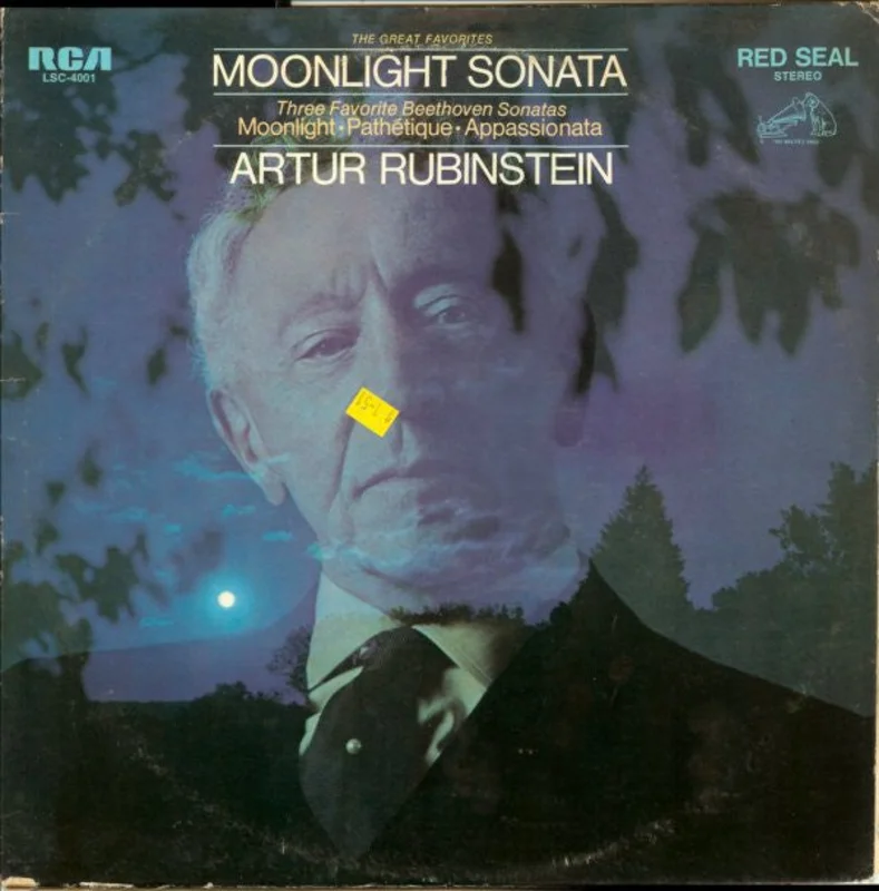 Arthur Rubinstein - Moonlight Sonata: Three Favorite Beethoven Sonatas
