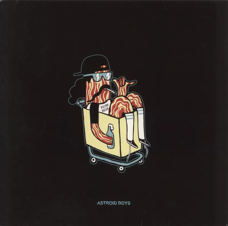 Astroid Boys Bacon Dream - Clear Vinyl + CD - VG UK 12" vinyl