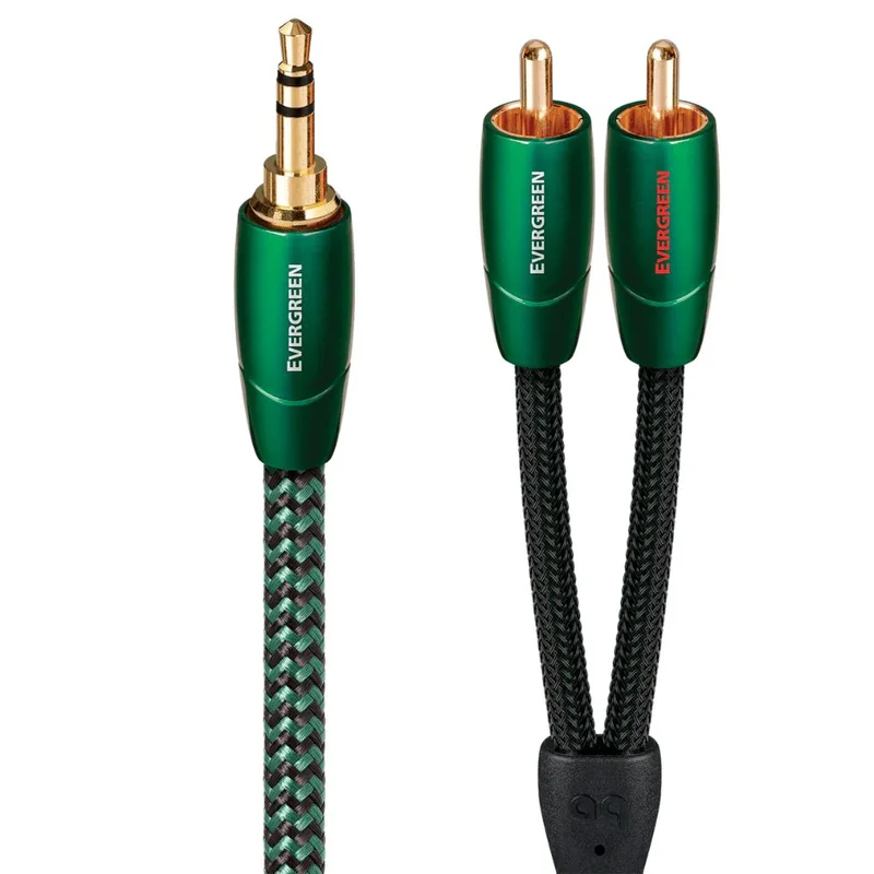 AudioQuest Evergreen - 3.5mm Mini to RCA (Quick Ship)