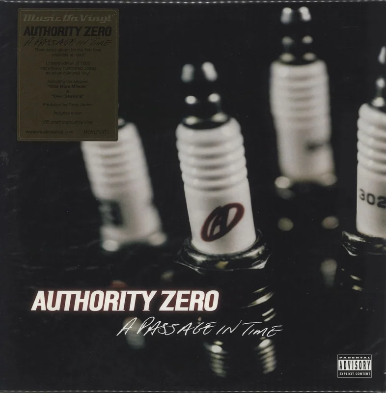 Authority Zero A Passage In Time - 180 Gram Silver Vinyl UK Vinyl LP