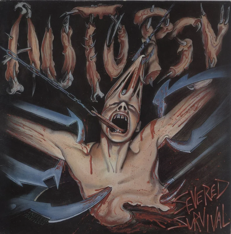 Autopsy Severed Survival - Banned Cover - EX UK Vinyl LP