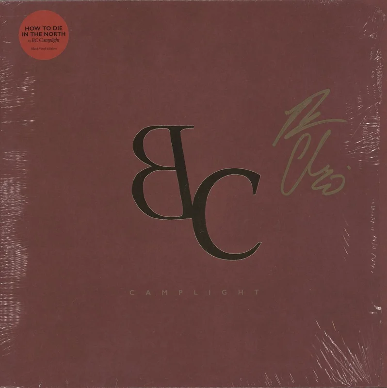 B.C. Camplight How To Die In The North - Autographed UK Vinyl LP