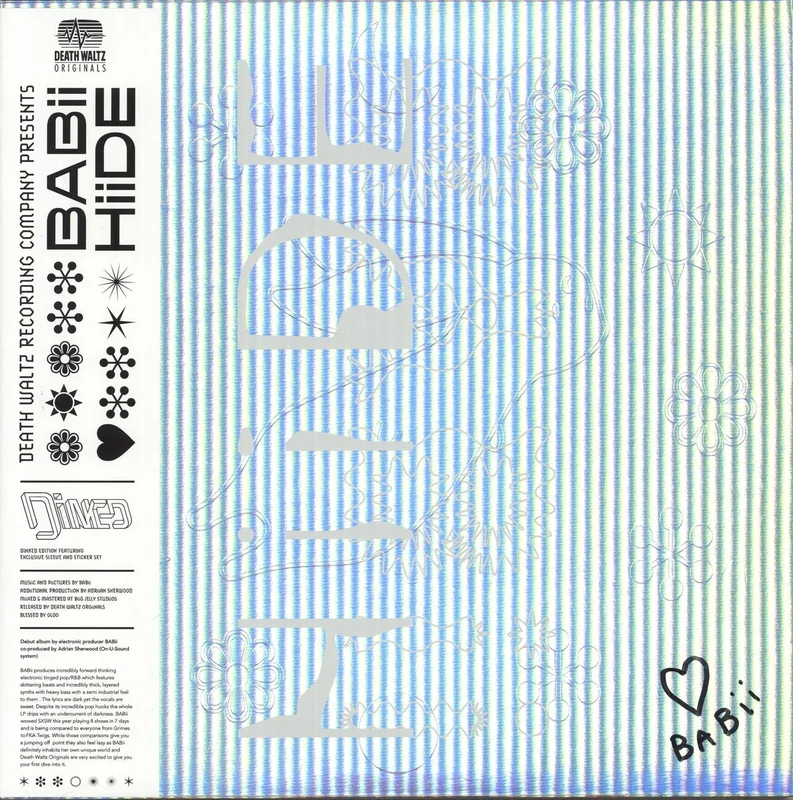 Babii Hiide - Clear With White Splatter Vinyl - Autographed UK Vinyl LP