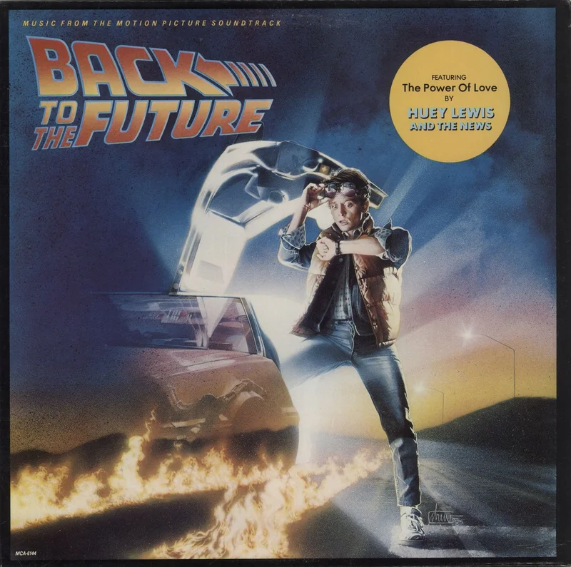 Back To The Future Back To The Future - Promo Stamped Sleeve US Vinyl LP
