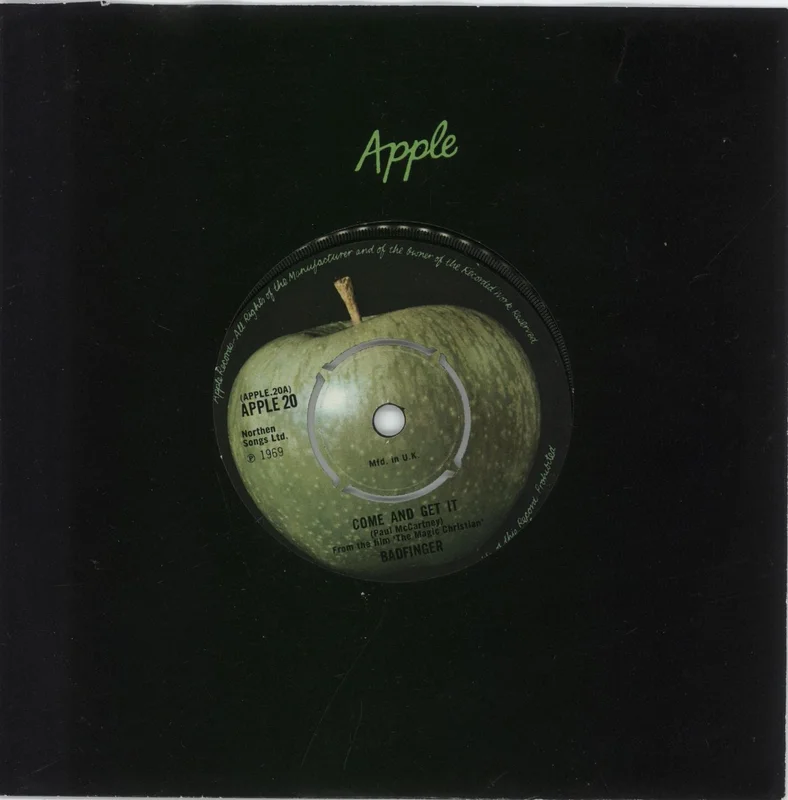 Badfinger Come And Get It - 4pr UK 7" vinyl