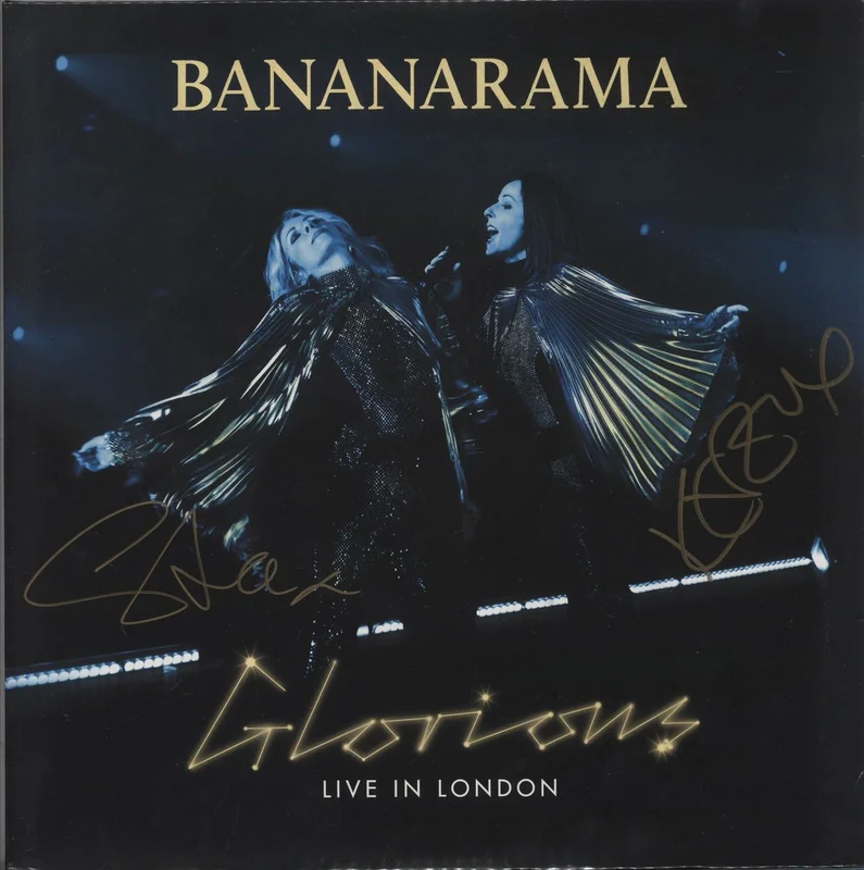 Bananarama Glorious: Live In London - Blue Vinyl - Autographed UK 2-LP vinyl set