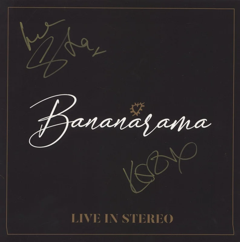 Bananarama Live In Stereo - White Vinyl - Autographed UK Vinyl LP