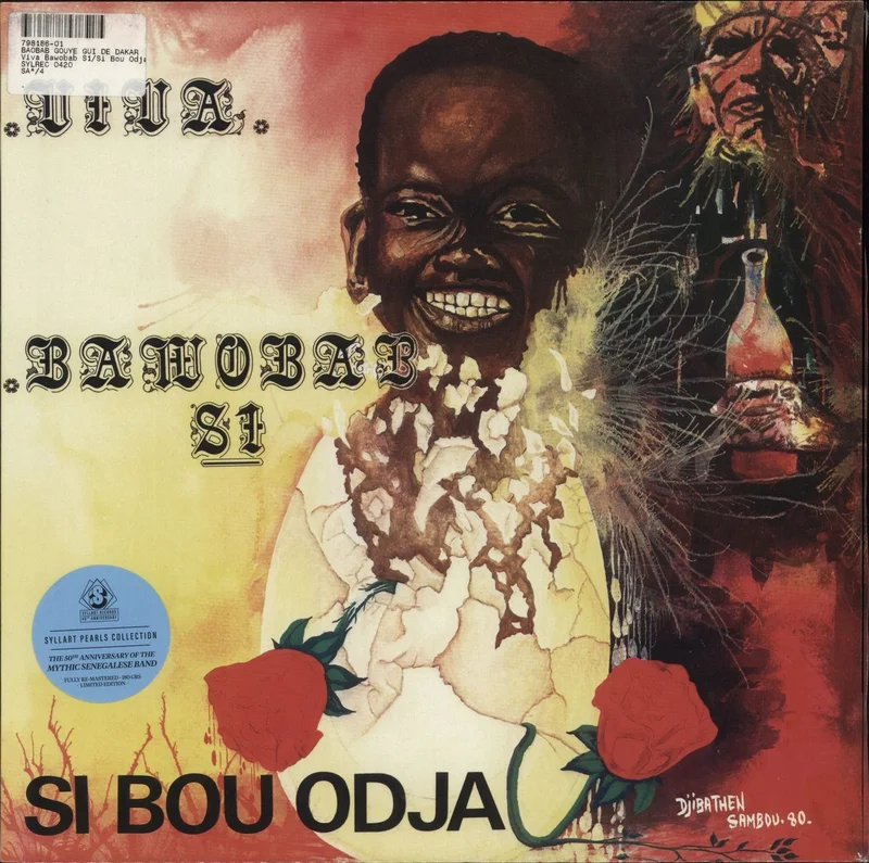 Baobab Gouye-Gui De Dakar Viva Bawobab Si (Si Bou Odja) + Hype Sticker French Vinyl LP