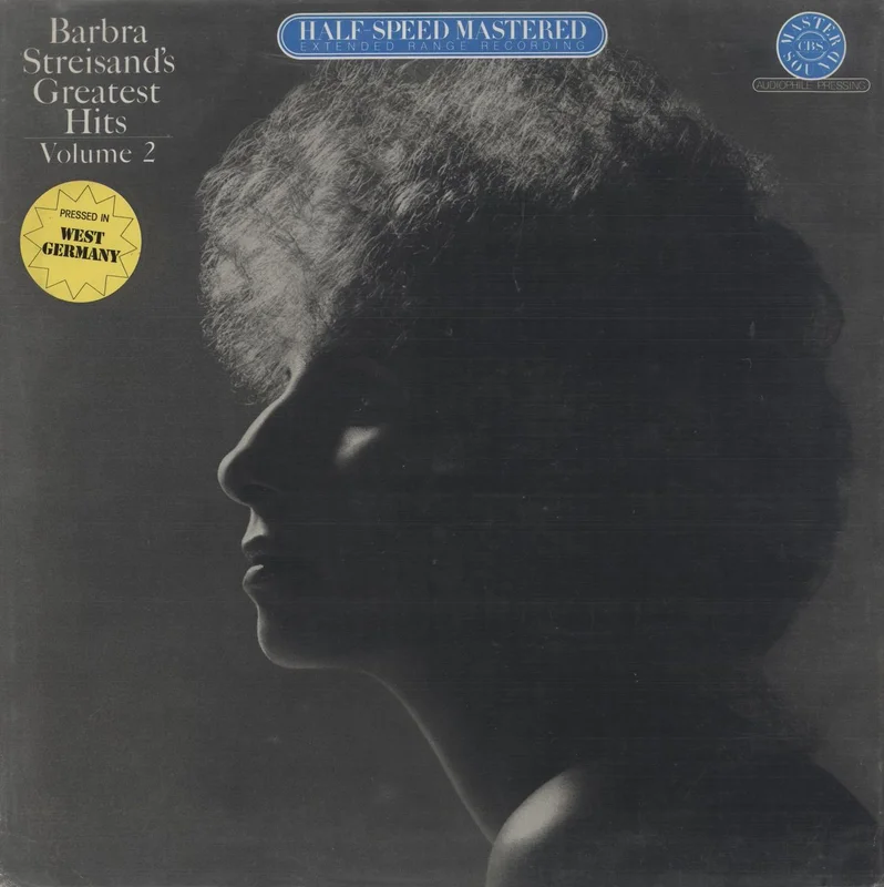Barbra Streisand Greatest Hits Vol 2 - Half Speed Mastered German Vinyl LP