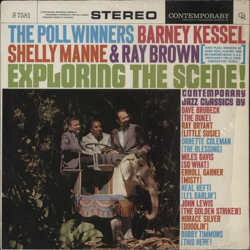 Barney Kessel The Poll Winners: Exploring The Scene US Vinyl LP