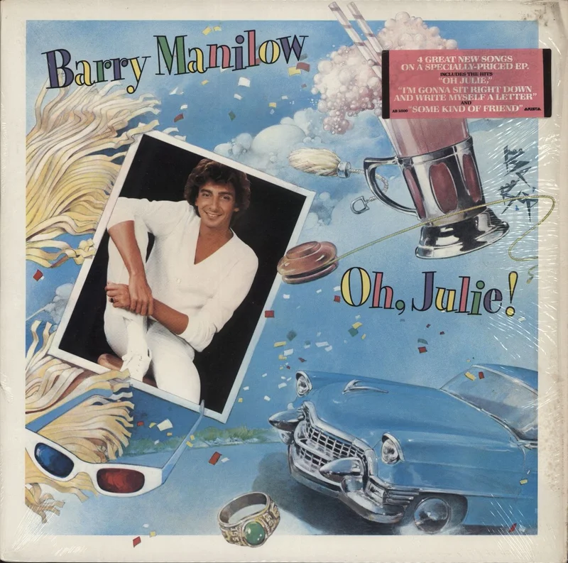 Barry Manilow Oh Julie - Shrink US 12" vinyl