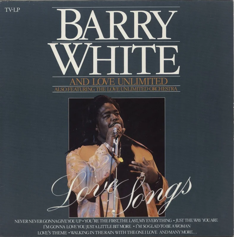 Barry White Love Songs Dutch Vinyl LP