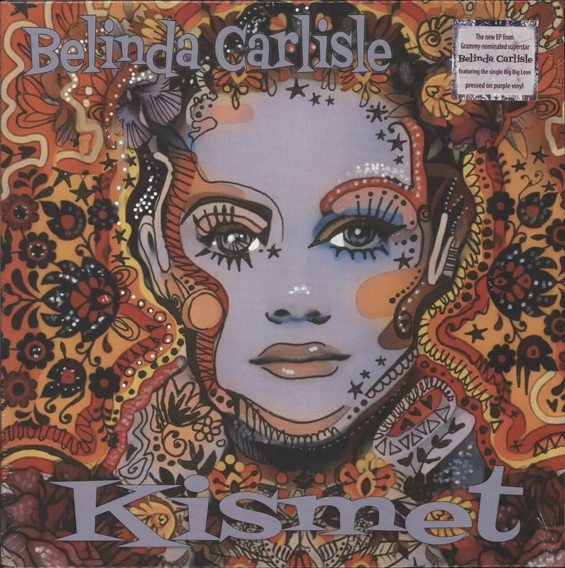 Belinda Carlisle Kismet - Purple Vinyl + Autographed Print UK 12" vinyl