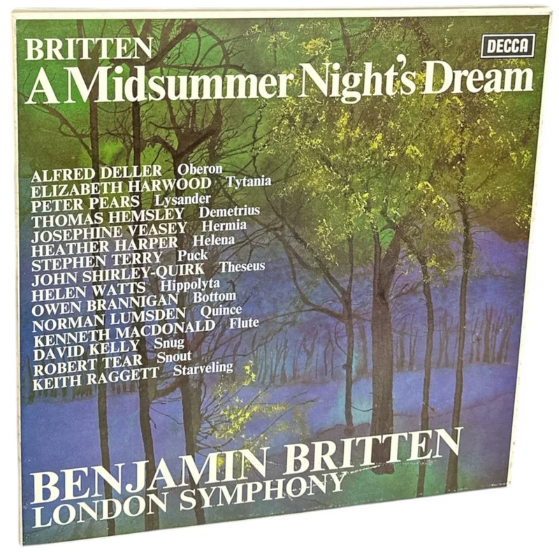 Benjamin Britten A Midsummer Night's Dream UK Vinyl box set