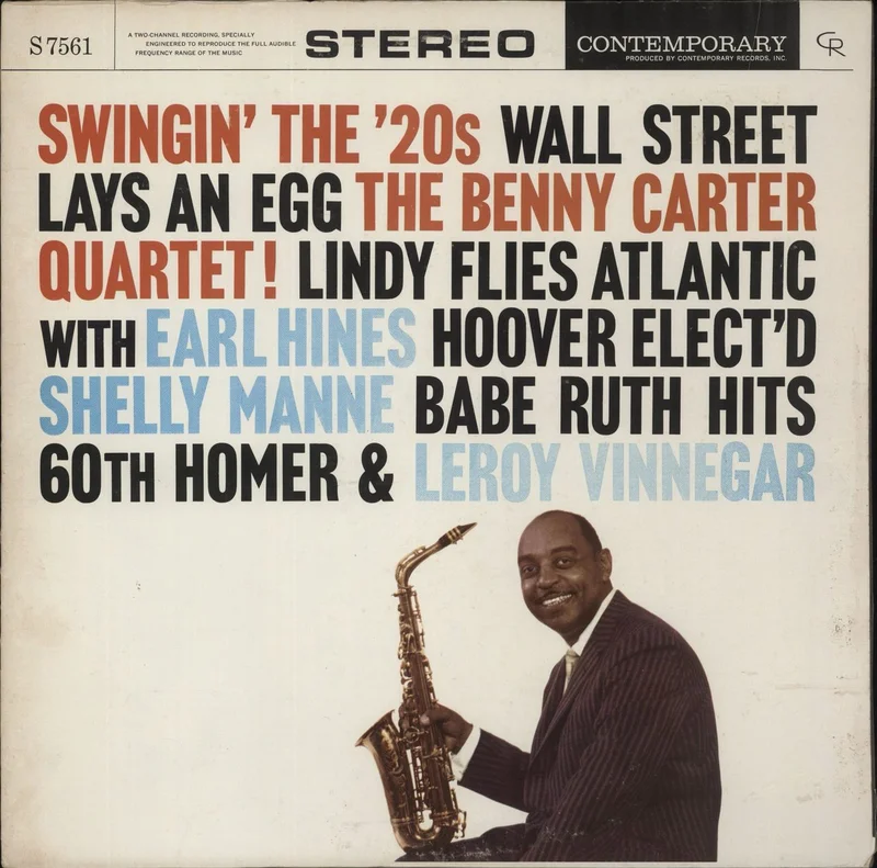 Benny Carter Swinging The '20s US Vinyl LP