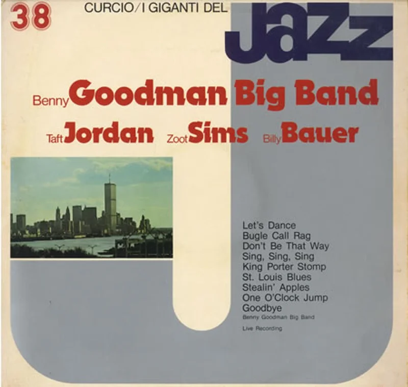 Benny Goodman I Giganti Del Jazz #38 Italian Vinyl LP