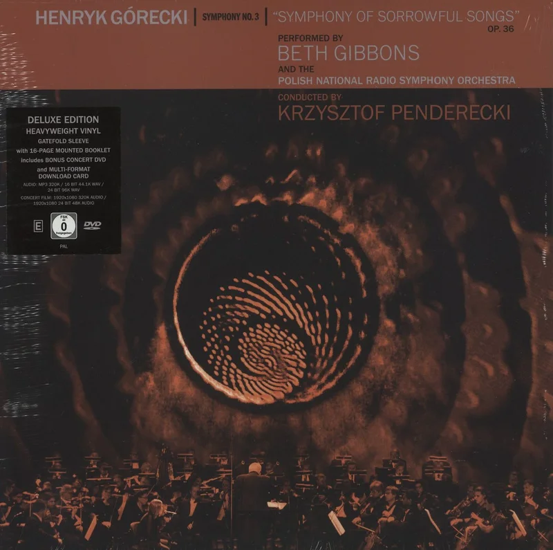 Beth Gibbons Symphony No. 3 [Symphony Of Sorrowful Songs] Op. 36 + DVD - Sealed UK Vinyl LP