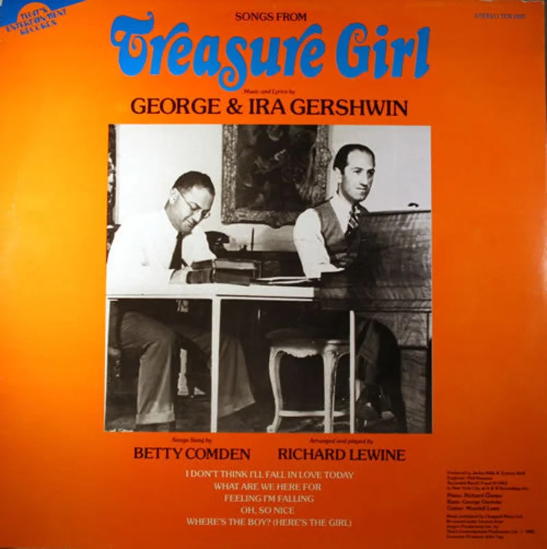 Betty Comden, George & Ira Gershwin, Rodgers & Hart - Songs From Treasure Girl & Chee Chee