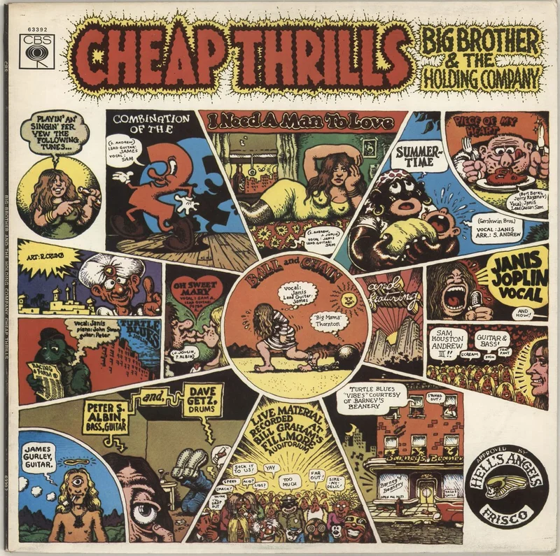 Big Brother & The Holding Company Cheap Thrills - 2nd UK Vinyl LP