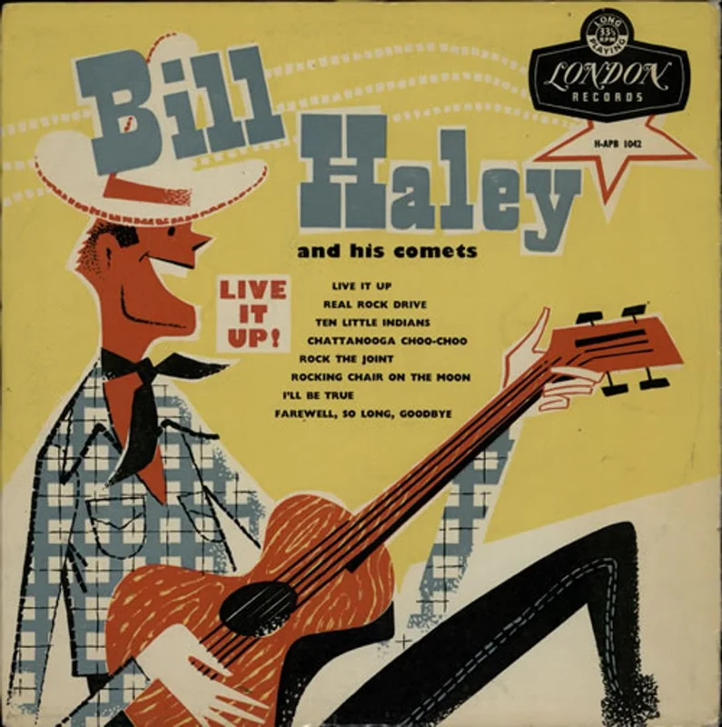 Bill Haley & The Comets Live It Up! UK 10" vinyl