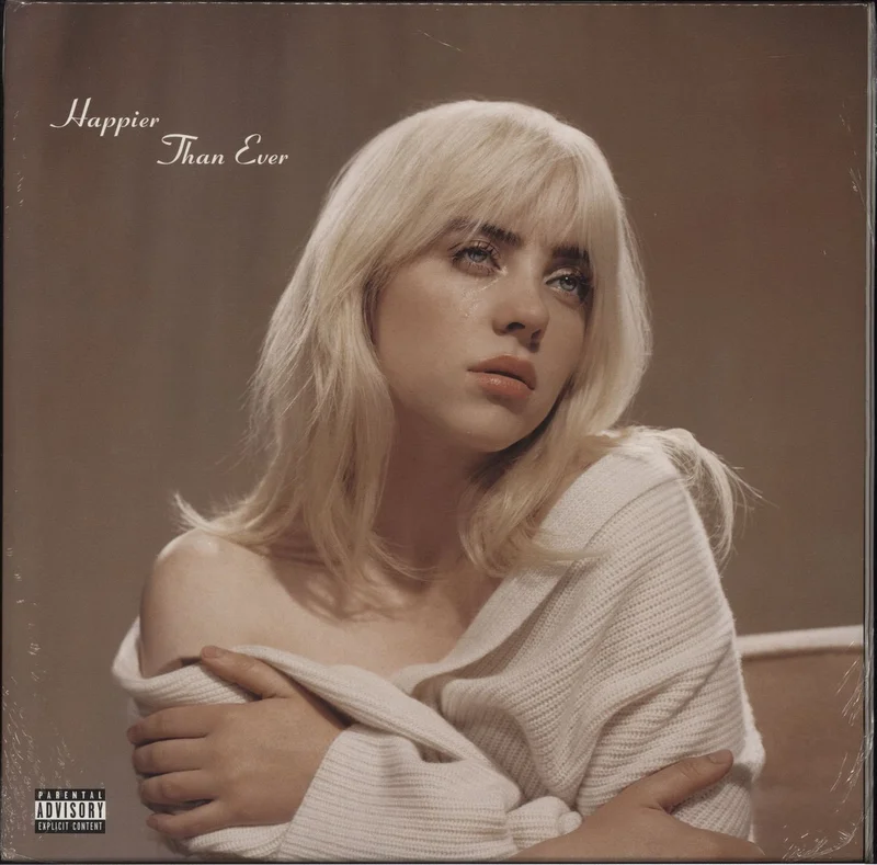 Billie Eilish Happier Than Ever - Golden Yellow Vinyl - Sealed US 2-LP vinyl set