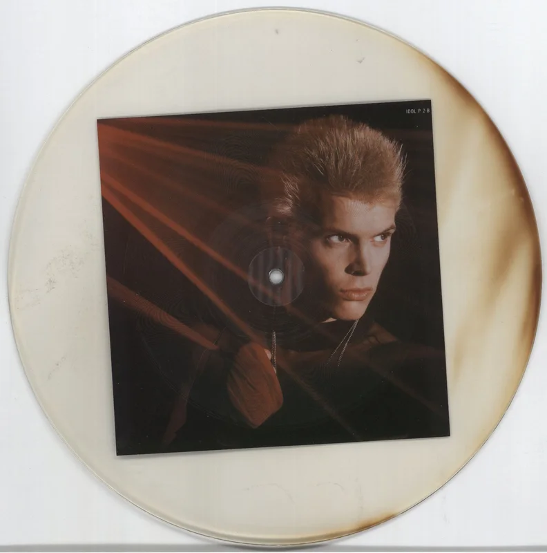 Billy Idol Rebel Yell - Uncut Test Pressing UK Uncut picture disc