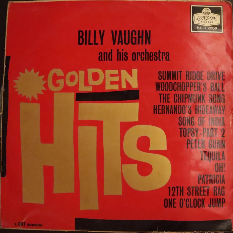 Billy Vaughn - Golden Hits (Indian Pressing) ( (Used Vinyl - VG) TRC Marketplace
