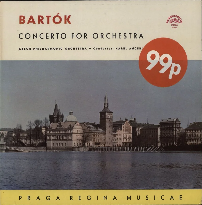 Bla Bartk Bartk: Concerto For Orchestra Czech Vinyl LP