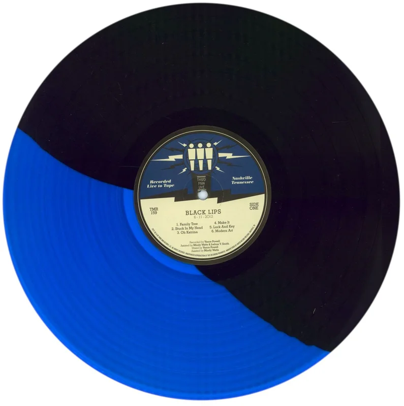 Black Lips Live At Third Man Records - Blue & Black Vinyl US Vinyl LP