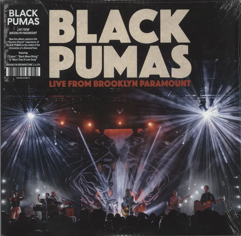 Black Pumas Live From Brooklyn Paramount - Brooklyn Brownstone Vinyl - Sealed US 2-LP vinyl set
