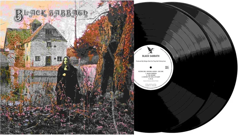 Black Sabbath Black Sabbath - Deluxe Edition - Black Vinyl - Sealed UK 2-LP vinyl set