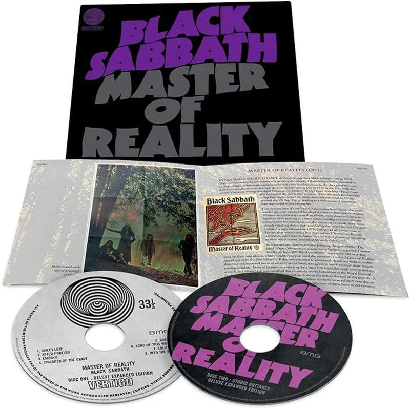 Black Sabbath Master Of Reality - Deluxe Edition - Double CD - Sealed UK 2-CD album set