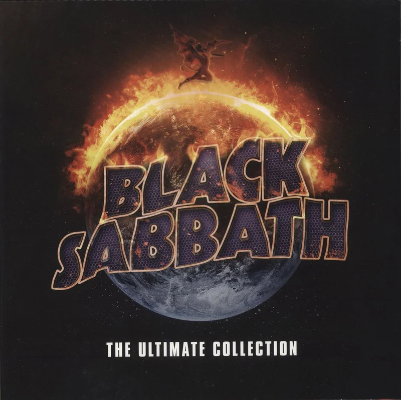 Black Sabbath The Ultimate Collection - 50th Anniversary Edition - Gold Marbled Vinyl UK 4-LP vinyl set