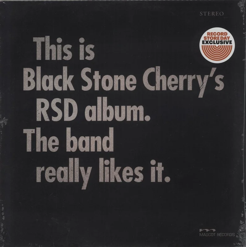 Black Stone Cherry This Is Black Stone Cherry's RSD Album. The Band Really Likes It. - Black Smoke Marble - Sealed UK Vinyl LP