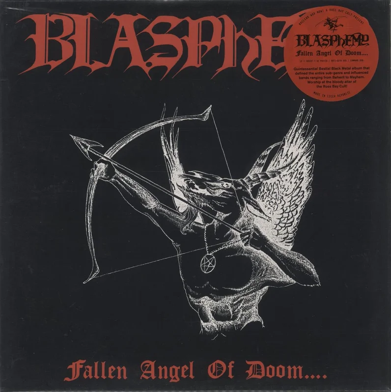 Blasphemy Fallen Angel Of Doom - 180 Gram Green W/ Pink Splatter 'Peyote Trip' Vinyl US Vinyl LP