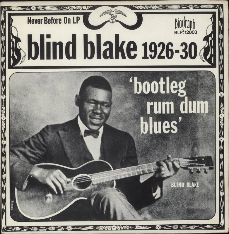 Blind Blake 1926-30 - Bootleg Rum Dum Blues UK Vinyl LP