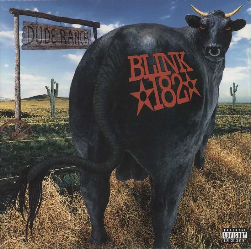Blink 182 Dude Ranch - Clear With Brown & Yellow Splatter Vinyl - Sealed US Vinyl LP