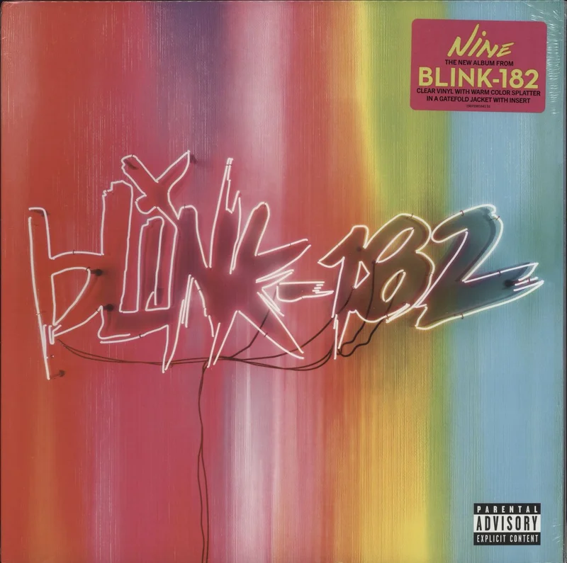 Blink 182 Nine - Warm Splatter Vinyl UK Vinyl LP