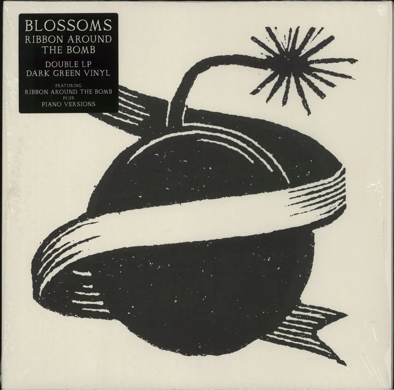 Blossoms Ribbon Around The Bomb - Dark Green Vinyl + Autographed Print UK Vinyl LP