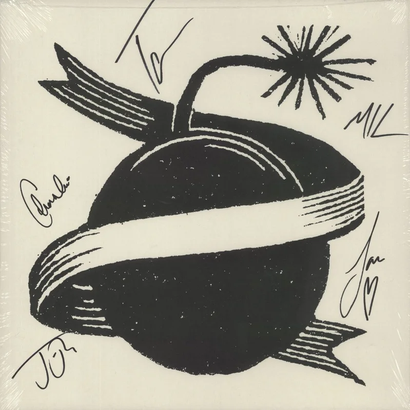 Blossoms Ribbon Around The Bomb - Glow In The Dark Vinyl + Autographed UK Vinyl LP
