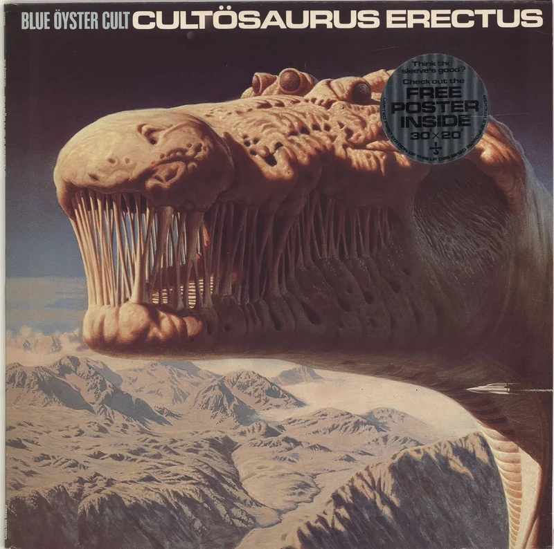 Blue Oyster Cult Cultosaurus Erectus - Complete UK Vinyl LP
