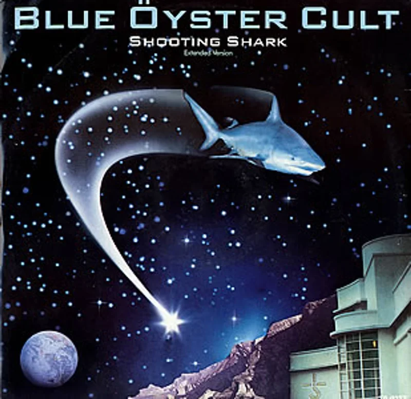 Blue Oyster Cult Shooting Shark + Stencil UK 12" vinyl